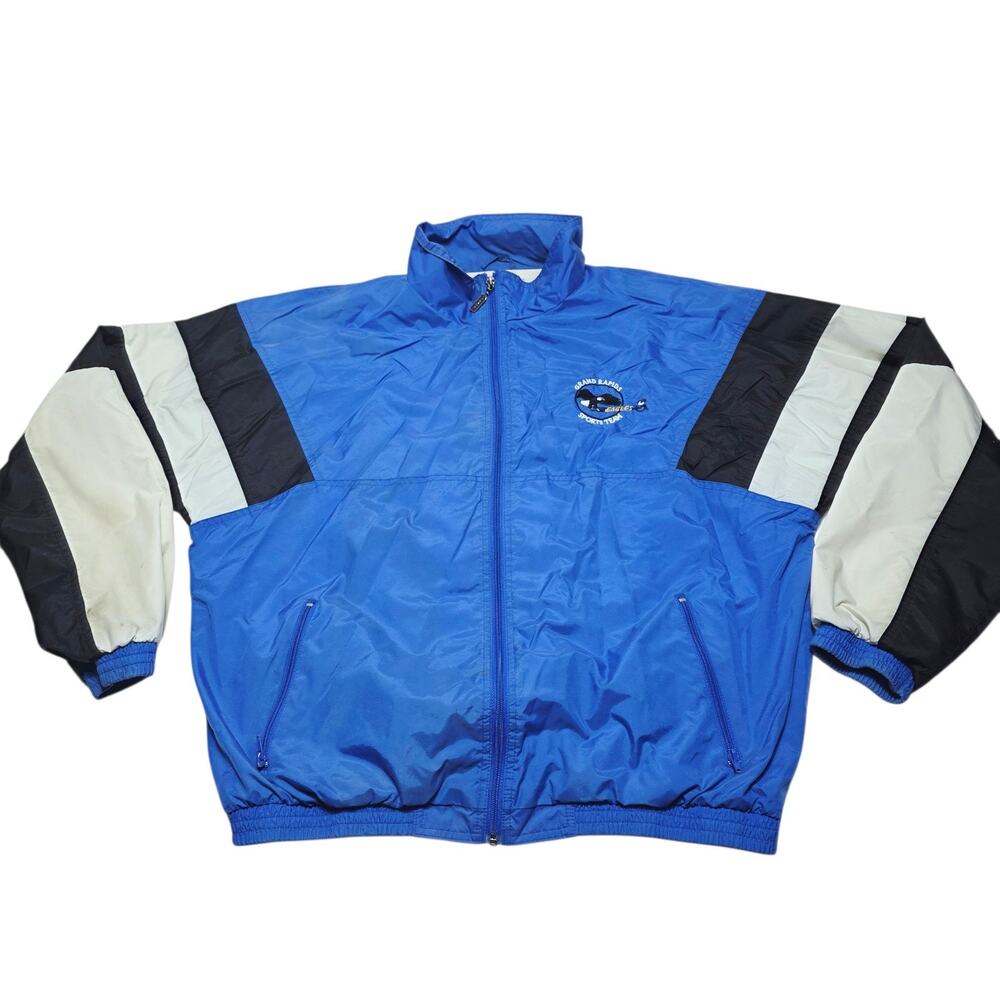 Vintage Holloway 90s Team Sports Windbreaker Track Jacket Mens Large
